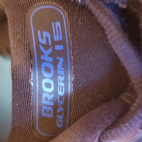 Brooks Glycerin 15 Peacock Navy Running Shoes - Picture 6 of 10